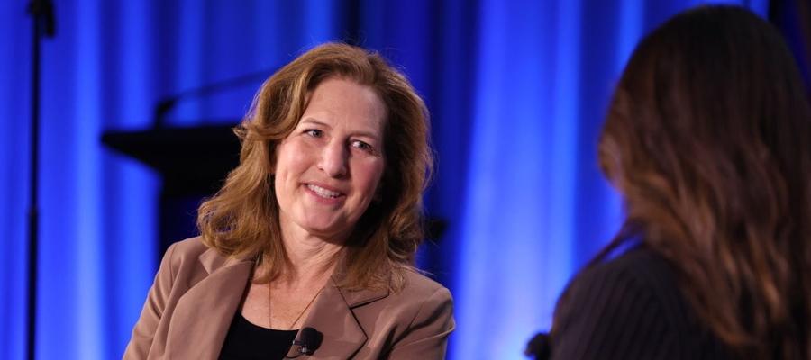 Rep. Kim Schrier, D-Wash., speaking at the 2025 AHA Annual Membership Meeting