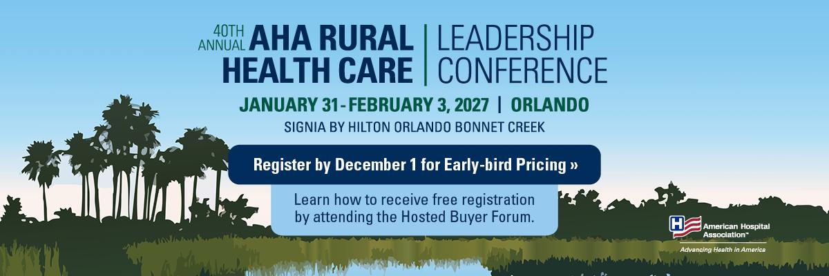 2027 Rural Health Conference Early Bird Banner for Rural Health Carousel 1200x400 8-18-26